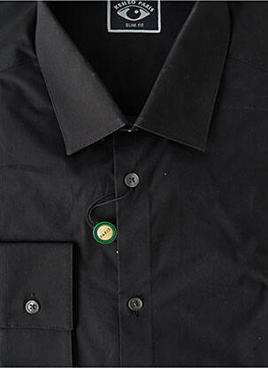 Chemise manches longues manches longues noir KENZO homme