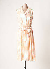 Robe mi-longue beige COMPAÑIA FANTASTICA pour femme seconde vue