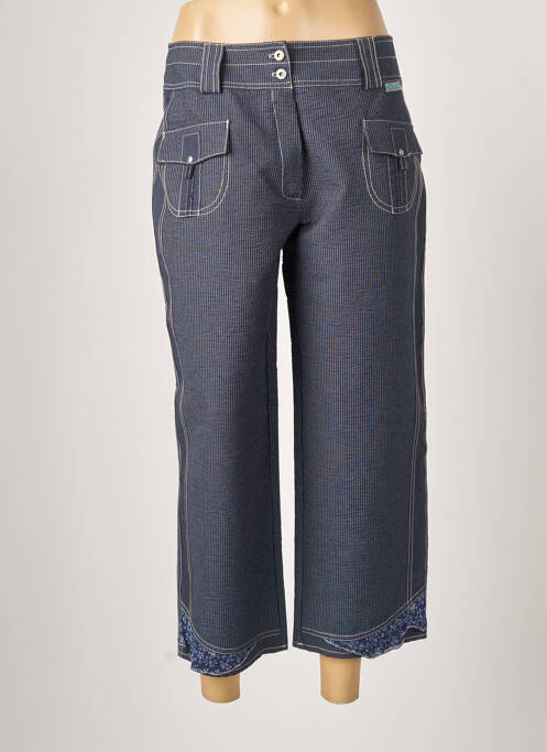Pantalon 7/8 bleu CINOCHE pour femme