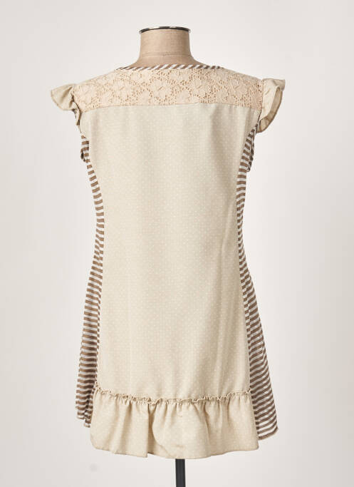 Tunique manches courtes beige ATLANTA pour femme