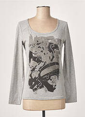 T-shirt gris AIRFIELD pour femme seconde vue