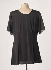 T-shirt noir FLUIDE PARIS pour femme seconde vue