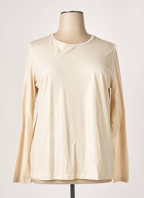 T-shirt beige NICE CONNECTION pour femme