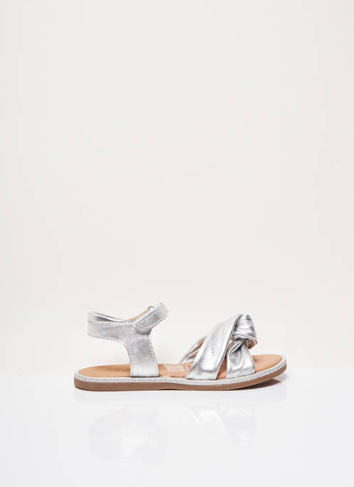 Sandales/Nu pieds gris MOD8 pour fille