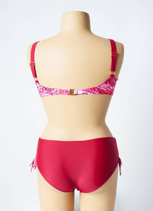 Maillot de bain 2 pièces rouge DEIDAD pour femme