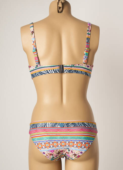 Maillot de bain 2 pièces rose OLYMPIA pour femme