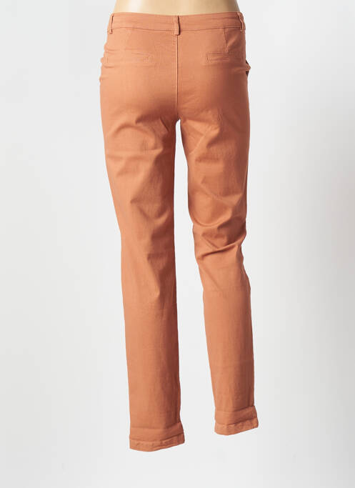 Pantalon chino marron SARAH JOHN pour femme