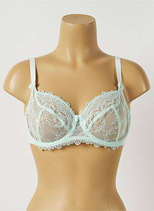 Soutien-gorge légère et transparente haut soutien-gorge emboitant bleu EMPREINTE femme