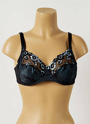 Soutien-gorge broderie noir EMPREINTE femme