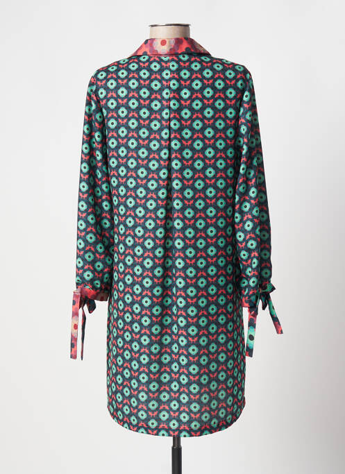 Robe courte vert QUEENIE pour femme