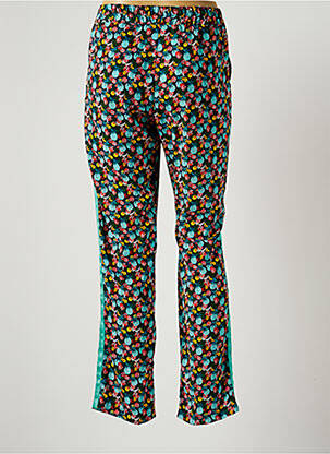 Pantalon droit taille élastique taille normale bleu QUEENIE femme