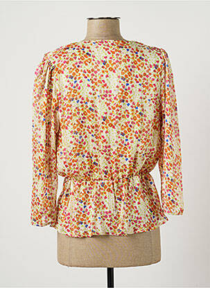 Blouse légère et transparente manches longues beige GOA femme
