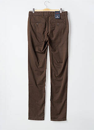 Pantalon chino stretch taille normale marron CAMBRIDGE homme