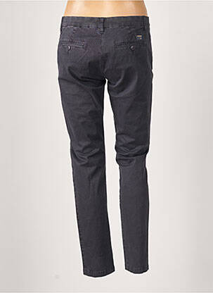Pantalon chino fermeture zippée sous rabat boutonné taille normale bleu BLAUER femme