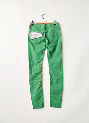 Pantalon 7/8 stretch taille normale vert CHIPIE femme