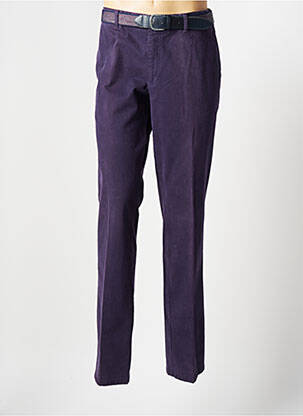 Pantalon chino violet LUIGI MORINI pour homme