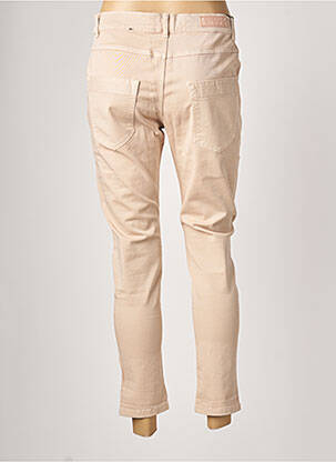 Pantalon droit stretch taille normale beige SISLEY femme