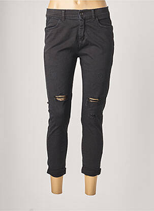 Pantalon slim stretch taille normale noir SISLEY femme