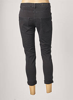 Pantalon slim stretch taille normale noir SISLEY femme