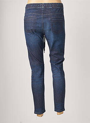 Pantalon slim taille élastique taille normale bleu SISLEY femme