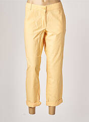 Pantalon chino jaune SISLEY pour femme seconde vue