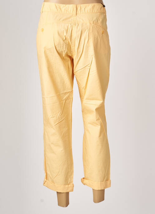 Pantalon chino jaune SISLEY pour femme