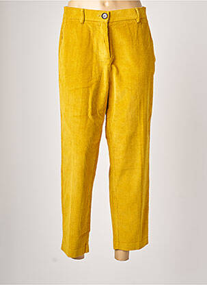 Pantalon 7/8 jaune SISLEY pour femme