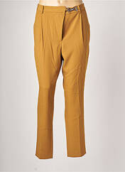 Pantalon chino jaune SISLEY pour femme seconde vue