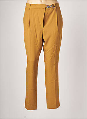 Pantalon chino jaune SISLEY pour femme