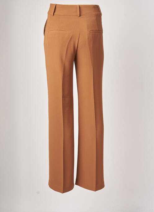 Pantalon chino marron SISLEY pour femme