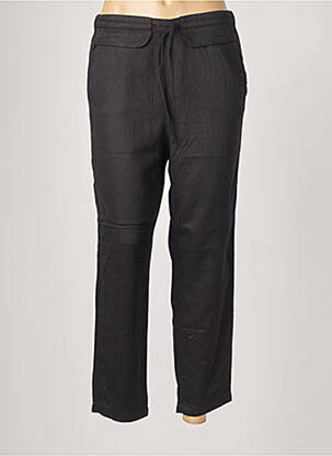 Pantalon chino poches taille haute noir SISLEY femme