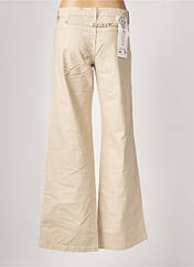 Jeans coupe large beige SISLEY pour femme seconde vue