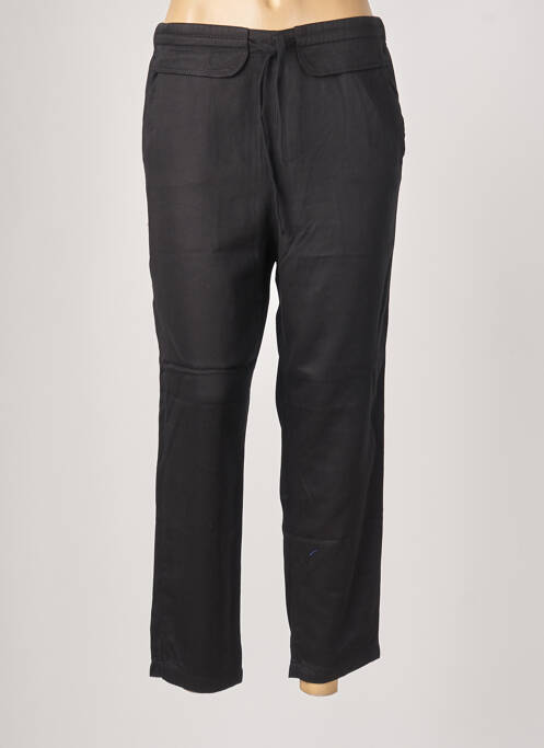 Pantalon chino poches taille haute noir SISLEY femme