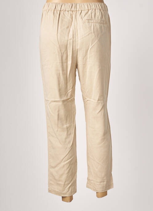 Pantalon chino beige SISLEY pour femme