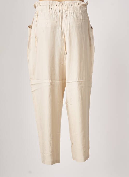 Pantalon large beige SISLEY pour femme