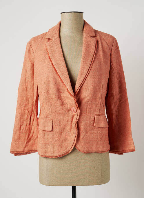 Blazer poches orange SISLEY femme