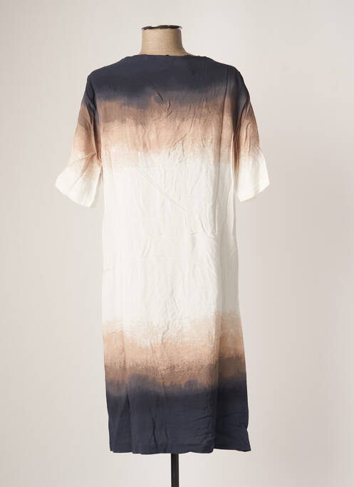 Robe mi-longue beige SISLEY pour femme