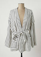 Veste kimono blanc BENETTON pour femme seconde vue