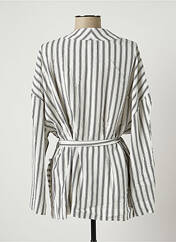 Veste kimono blanc BENETTON pour femme seconde vue
