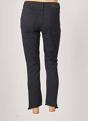 Jeans coupe slim slim taille haute noir SISLEY femme