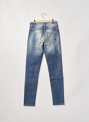 Jeans coupe slim slim taille haute bleu BENETTON femme