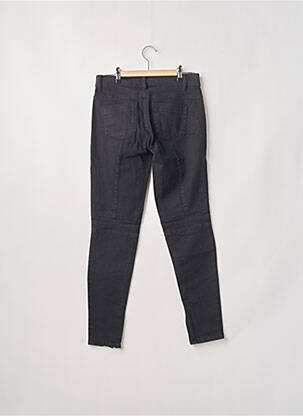 Pantalon slim taille basse taille basse noir BENETTON femme