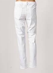 Pantalon slim blanc BENETTON pour femme seconde vue