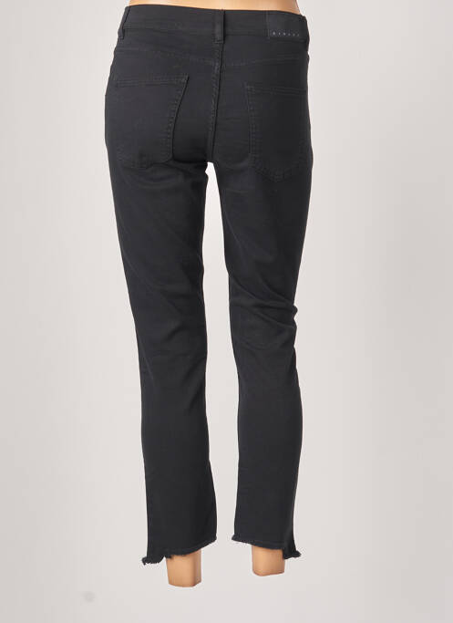 Jeans coupe slim noir SISLEY pour femme