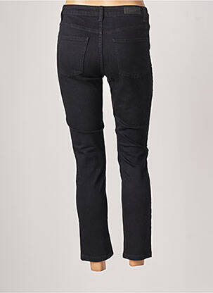 Jeans coupe slim broderie rivets taille normale noir BENETTON femme