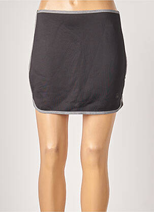Jupe courte coupe droite noir BENETTON femme