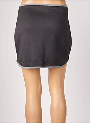 Jupe courte coupe droite noir BENETTON femme