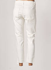 Jeans coupe slim blanc SISLEY pour femme seconde vue