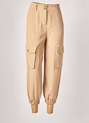 Pantalon cargo beige BENETTON pour femme seconde vue