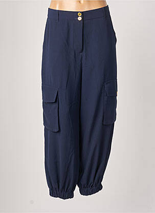 Pantalon cargo bleu BENETTON pour femme